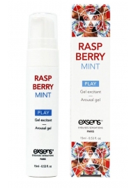 Возбуждающий гель Raspberry Mint с ароматом малины и мяты - 15 мл. - Exsens - купить с доставкой в Коломне