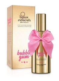 Гель с ароматом жвачки Bubblegum 2-in-1 Scented Silicone Massage And Intimate Gel - 100 мл. - Bijoux Indiscrets - купить с доставкой в Коломне