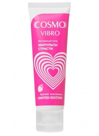 Возбуждающий гель на водно-силиконовой основе Cosmo Vibro с ароматом земляники - 50 гр. - Биоритм - купить с доставкой в Коломне