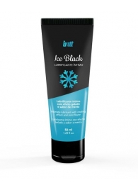 Лубрикант на водной основе Ice Black с ледяным эффектом - 50 мл. - INTT - купить с доставкой в Коломне