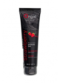 Интимный гель на водной основе Lube Tube Strawberry с клубничным вкусом - 100 мл. - ORGIE - купить с доставкой в Коломне