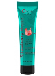 Съедобный интимный гель Orgie Lube Tube Cocktail Strawberry Mojito - 100 мл. - ORGIE - купить с доставкой в Коломне