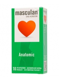 Презервативы анатомической формы Masculan Anatomic - 10 шт. - Masculan - купить с доставкой в Коломне