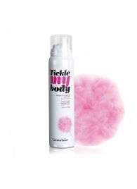 Массажная хрустящая пенка Tickle My Body Cotton Candy с ароматом сладкой ваты - 150 мл. - Love to Love - купить с доставкой в Коломне