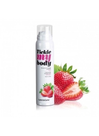 Массажная хрустящая пенка Tickle My Body Strawberry с ароматом клубники - 150 мл. - Love to Love - купить с доставкой в Коломне