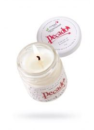 Массажная свеча Tobacco Vanilla - 35 мл. - Pecado - купить с доставкой в Коломне