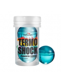 Интимный гель Termo Shock Hot Ball с разогревающе-покалывающим эффектом (2 шарика по 3 гр.) - HotFlowers - купить с доставкой в Коломне