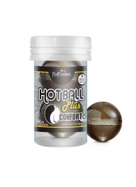 Анальный лубрикант на масляной основе Hot Ball Plus Conforto (2 шарика по 3 гр.) - HotFlowers - купить с доставкой в Коломне