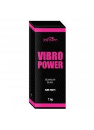 Жидкий вибратор Vibro Power со вкусом тутти-фрутти - 15 гр. - HotFlowers - купить с доставкой в Коломне