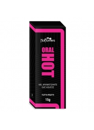 Гель для оральных ласк Oral Hot с согревающим эффектом - 15 гр. - HotFlowers - купить с доставкой в Коломне