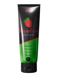 Смазка на водной основе с ароматом клубники Strawberry Lubricant - 100 мл. - INTT - купить с доставкой в Коломне