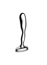 Стальной стимулятор простаты Stainless Steel Prostate Plug - 11,5 см. - b-Vibe - в Коломне купить с доставкой