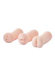 Набор из 3 мастурбаторов The Girl Next Door Tina - Dream Toys - в Коломне купить с доставкой