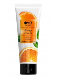 Лубрикант на водной основе OYO Aroma Gel Orange с ароматом апельсина - 75 мл. - OYO - купить с доставкой в Коломне