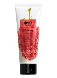 Лубрикант на водной основе OYO Aroma Gel Raspberry с ароматом малины - 75 мл. - OYO - купить с доставкой в Коломне