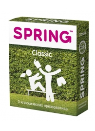 Классические презервативы SPRING CLASSIC - 3 шт. - SPRING - купить с доставкой в Коломне