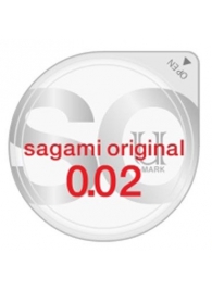 Ультратонкий презерватив Sagami Original - 1 шт. - Sagami - купить с доставкой в Коломне