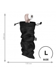 Черный мешочек для хранения игрушек Treasure Bag L - Satisfyer - купить с доставкой в Коломне