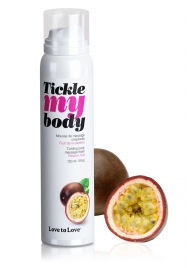 Массажная хрустящая пенка Tickle my body с ароматом маракуйи - 150 мл. - Love to Love - купить с доставкой в Коломне