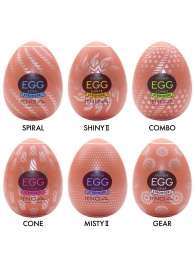 Набор из 6 мастурбаторов-яиц Tenga Egg Variety Pack V - Tenga - в Коломне купить с доставкой