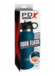 Мастурбатор-вагина в синей колбе F*ck Flask - Pipedream - в Коломне купить с доставкой