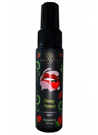 Спрей для горла Deep Throat с десенсибилизирующим эффектом и вкусом клубники - 50 мл. - БиоМед - купить с доставкой в Коломне