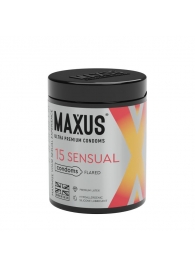 Анатомические презервативы MAXUS Sensual - 15 шт. - Maxus - купить с доставкой в Коломне