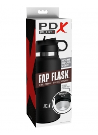 Черный мастурбатор в виде бутылки Fap Flask - Pipedream - в Коломне купить с доставкой