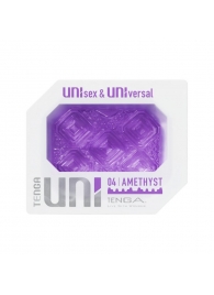 Фиолетовый мастурбатор-стимулятор Tenga Uni Amethyst - Tenga - в Коломне купить с доставкой