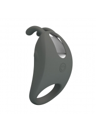 Серое эрекционное кольцо с вибрацией Master Ring - Baile - в Коломне купить с доставкой