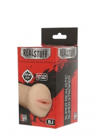 Нежный мастурбатор-ротик REALSTUFF 5INCH MASTURBATOR BJ - Dream Toys - в Коломне купить с доставкой