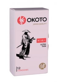 Тонкие презервативы OKOTO Ultra Thin - 12 шт. - Sitabella - купить с доставкой в Коломне