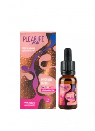 Жидкий вибратор Passion Drips Cold n Hot - 15 мл. - Pleasure Lab - купить с доставкой в Коломне