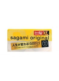 Презервативы увеличенного размера Sagami Original 0.02 XL-size - 12 шт. - Sagami - купить с доставкой в Коломне