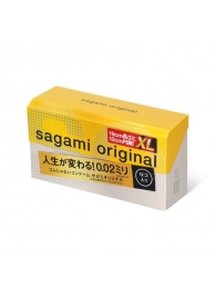 Презервативы увеличенного размера Sagami Original 0.02 XL-size - 12 шт. - Sagami - купить с доставкой в Коломне