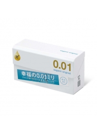 Увлажнённые презервативы Sagami Original 0.01 Extra Lub - 12 шт. - Sagami - купить с доставкой в Коломне