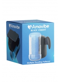 Инновационный робот-мастурбатор Black Knight с функцией пенетрации - Amovibe - в Коломне купить с доставкой