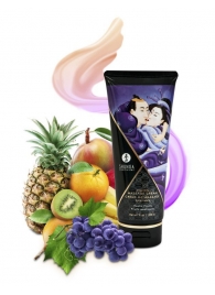 Массажный крем для тела с ароматом экзотических фруктов Exotic fruits - 200 мл. - Shunga - купить с доставкой в Коломне