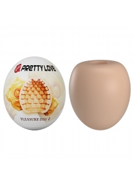 Бежевый мастурбатор-яйцо Pleasure Egg II - Baile - в Коломне купить с доставкой