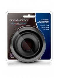 Черный уплотнитель на вакуумную помпу Replacement Pump Sleeve - Blush Novelties - в Коломне купить с доставкой