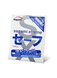 Презерватив Sagami Xtreme Ultrasafe с двойным количеством смазки - 1 шт. - Sagami - купить с доставкой в Коломне