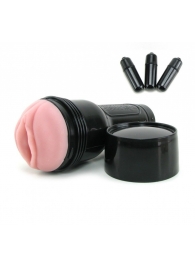 Мастурбатор-вагина Fleshlight - Vibro Pink Lady Touch с вибрацией - Fleshlight - в Коломне купить с доставкой