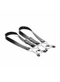 Ремни с зажимами для половых губ Spread Labia Spreader Straps with Clamps - XR Brands - купить с доставкой в Коломне