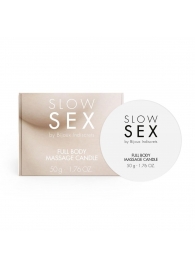 Массажная свеча для всего тела Slow Sex - 50 гр. - Bijoux Indiscrets - купить с доставкой в Коломне