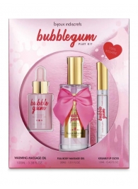 Набор средств для массажа и ласк Bubblegum Play Kit - Bijoux Indiscrets - купить с доставкой в Коломне