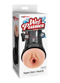 Мастурбатор-вагина в колбе Super Juicy Snatch - Pipedream - в Коломне купить с доставкой