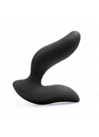 Черный вибромассажер простаты 3,5’’ Curve P-spot Massager - 12 см. - Erokay - в Коломне купить с доставкой