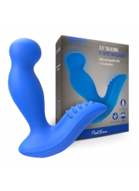 Синий вибромассажер простаты 3,5’’ P-spot Massager - 12,5 см. - Erokay - в Коломне купить с доставкой