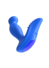 Синий вибромассажер простаты 3,5’’ P-spot Massager - 12,5 см. - Erokay - в Коломне купить с доставкой