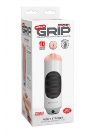 Мастурбатор-вагина Extreme Toyz Mega Grip Vibrating Stroker Mouth - Pipedream - в Коломне купить с доставкой